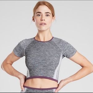 Impact crop tee - athleta. Brand new